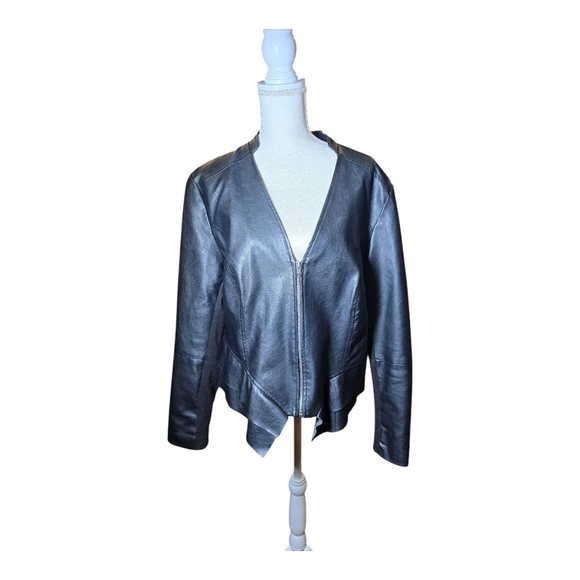 TORRID Vegan Black Leather Jacket - Picture 6 of 8